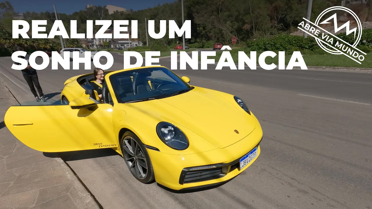 Andei de Porsche 911 - Realizei meu sonho de infância